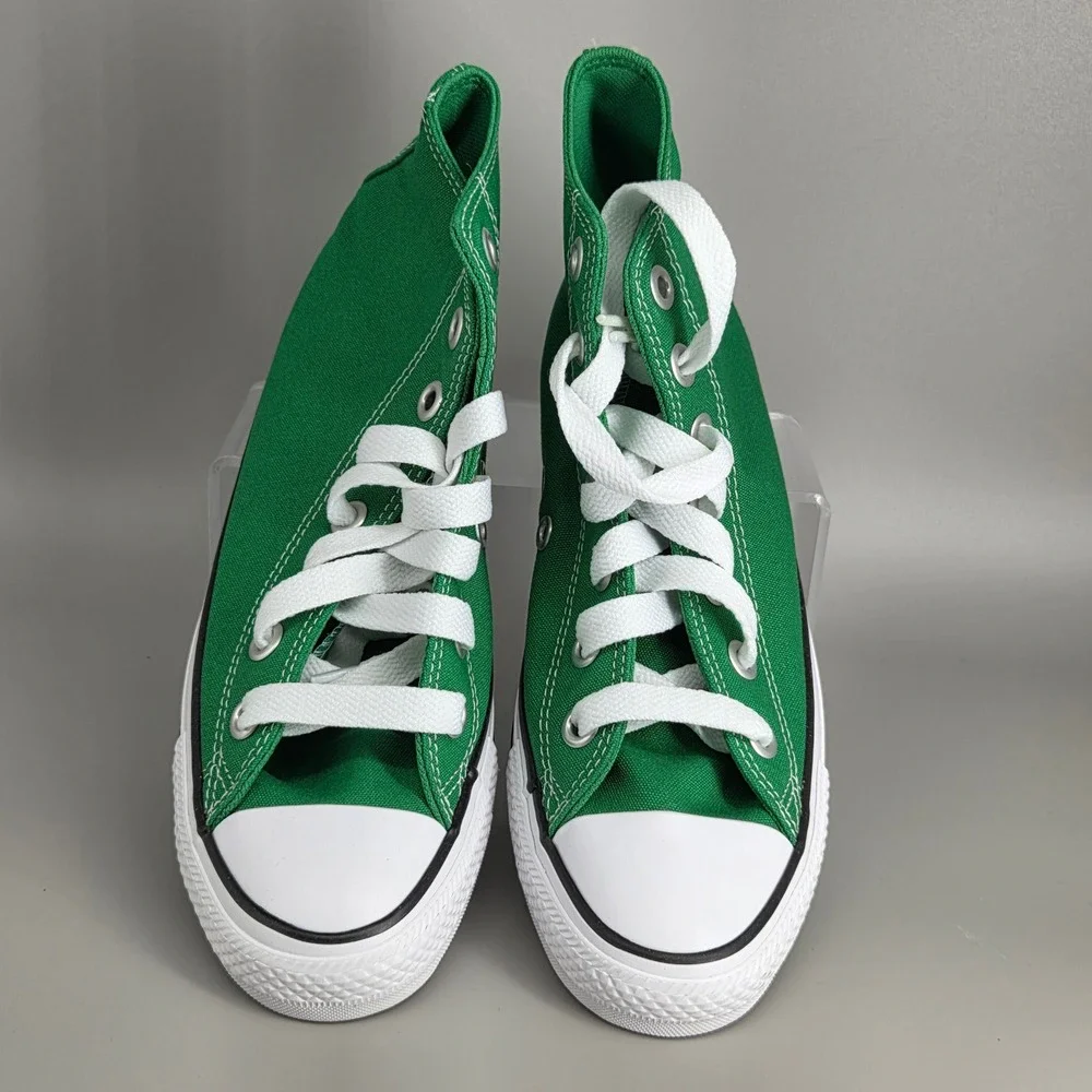 Converse Chuck Taylor All Star High Top Kids 6 Green Canvas Sneakers A11525F